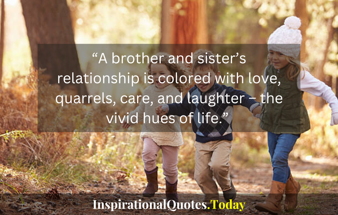 heart touching emotional brother and sister quotes​