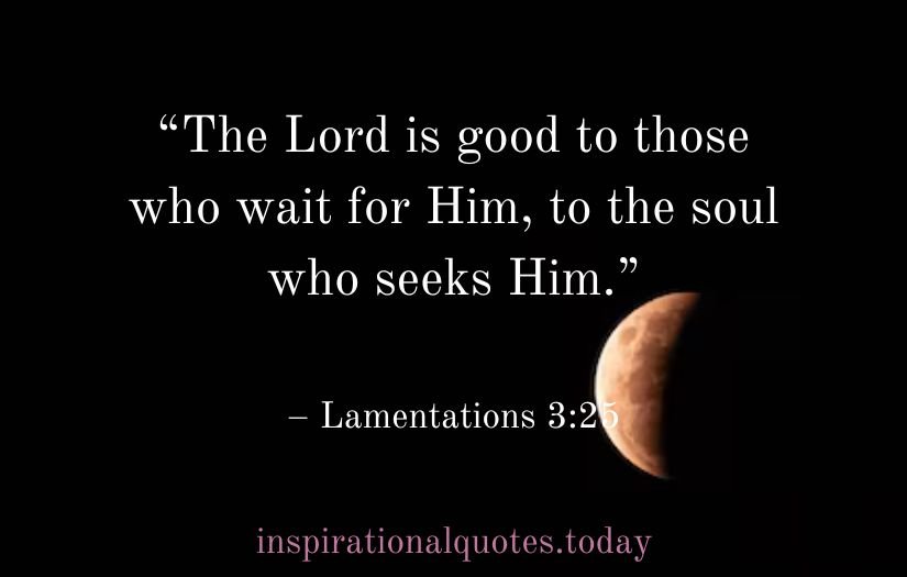 bible quotes about waiting for love