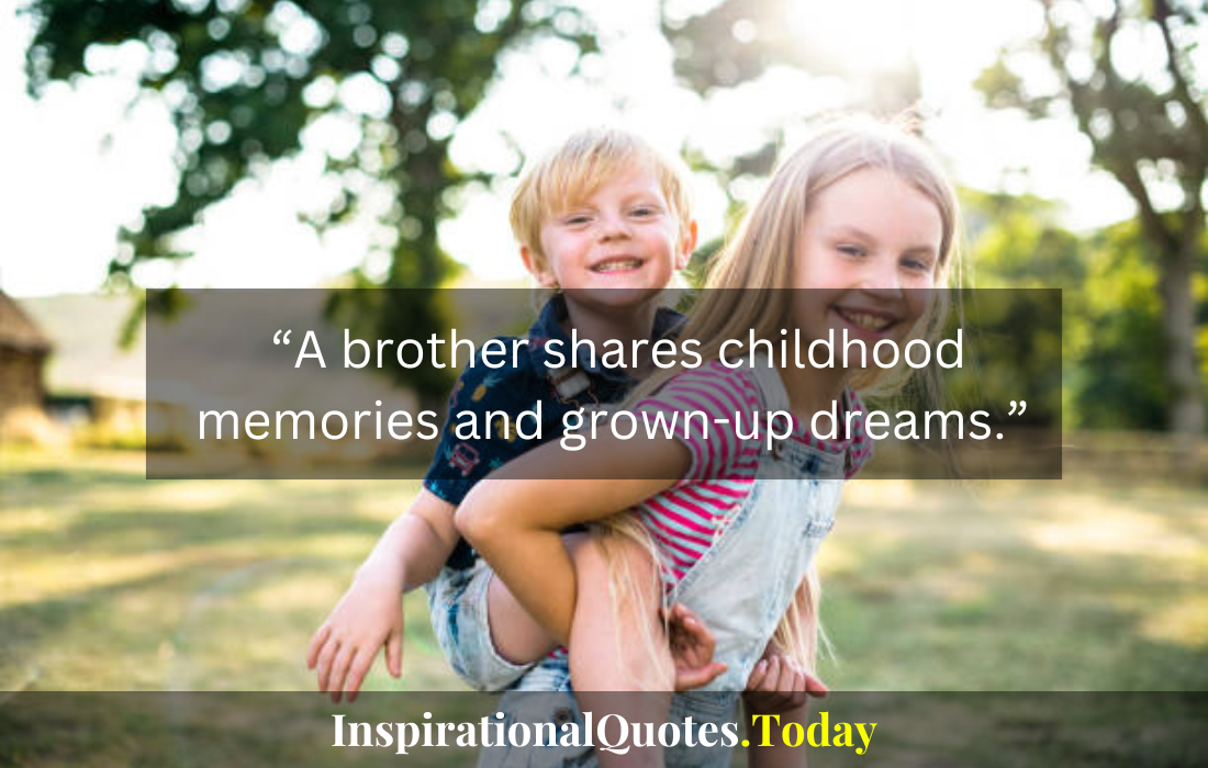 heart touching emotional brother and sister quotes​