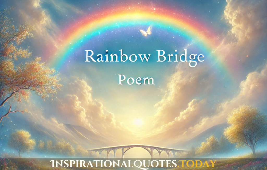 rainbow bridge poem