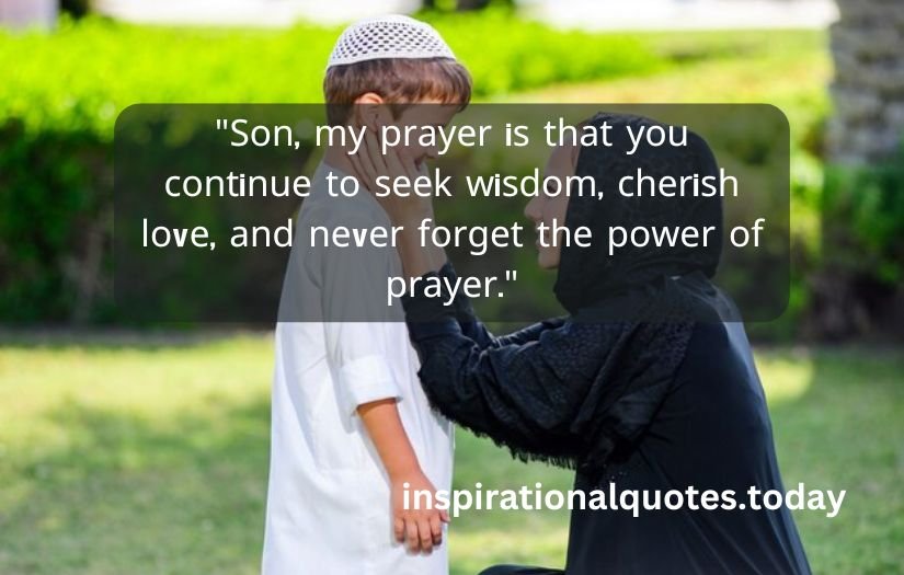 a mother's prayer for her son quotes